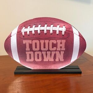 Football “Touch Down” Sign Decor | Sports Fan Home Decor